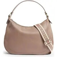 Ted Baker Cuir sac à épaule sac à épaule bandoulière Lyshia Webbing Leather Hobo Bag Taupe