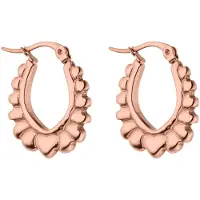 Purelei Boucles d'oreilles 'Glowy' or rose