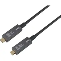 Equip 119469 Câble Optique Actif USB-C vers USB-C 3.2 Gen 2 15m 10Gbps 8K@60Hz PD 60W Noir
