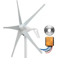 OEM Éolienne, conversion énergétique efficace, conception conviviale, 400 W, 5 pales, MPPT, 24 V-a