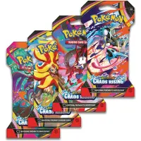The Pokemon Company Booster Pokémon ME04 Chaos Rising, version anglaise, avec sleeves de protection
