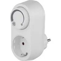 REV Connecteur intermédiaire avec variateur LED intégré, blanc EMD201 20270112