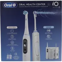 Oral-B Combiné dentaire Oxyjet + iO6 Blanc