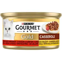 Gourmet Gold Casserole au bœuf et au poulet en sauce 12x85 g