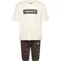Adidas Originals Set brun foncé / noir / blanc naturel
