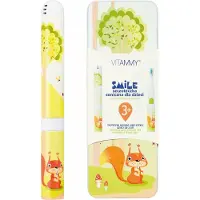 Vitammy SMILE Brosse à dents sonique pour enfants, Écureuil, 3 ans et plus