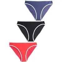 Next Bas de bikini saphir / rouge / noir