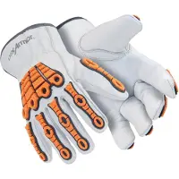 HexArmor Gants de travail en cuir r sistants aux coupures et la chaleur | Chrome SLT S rie 4060 | Taille S