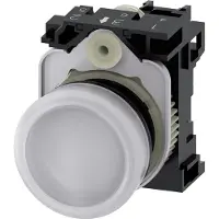 Siemens Voyant lumineux plat blanc 230 V/AC SIRIUS ACT 3SU1106-6AA60-1AA0 1 pc