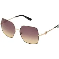 GUESS Lunettes de soleil or / noir