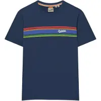 Superdry T-Shirt marine / vert / violet / rouge