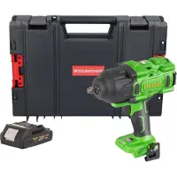 Procraft PWA80bb Clé à choc sans fil 20 V 1600 Nm 1/2" Brushless + 1x batterie 2,0 Ah + RHINO Toolcase - sans chargeur