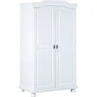 Inter Link Hedda Armoire 2 pièces, largeur 104 cm, hauteur 180 cm, blanc.