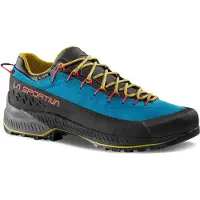 La Sportiva - Chaussures d'approche en GORE-TEX - TX4 Evo GTX Tropic Blue/Bamboo pour Homme en Cuir - Taille 43 - Bleu