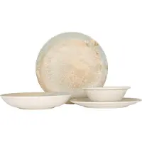 Bonna Set de vaisselle - Luz - 24 pièces - 6 personnes - Porcelaine