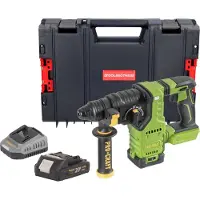 Procraft PHA30bb Marteau perforateur sans fil 20 V 2,8 J SDS plus Brushless + 1x batterie 2,0 Ah + chargeur + boîte à outils RHINO