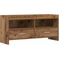 vidaXL Meuble TV 100 x 33 x 47 cm en bois recyclé et panneaux dérivés du bois