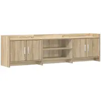 Syfax Meuble TV 168 x 33 x 47 cm Chêne Sonoma Bois d'ingénierie