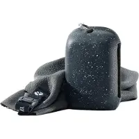Matador - NanoDry Trek Towel Black Granite en Silicone - Noir