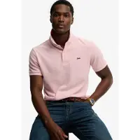 Superdry Classic Pique Short Sleeve Polo Rose S Homme