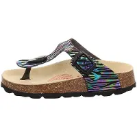 Superfit - Semelles intérieures pour chaussures d'enfant, sandales pour filles, modèle à brides, couleur noire, pour un usage quotidien