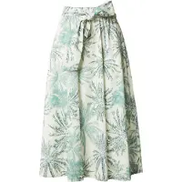 s.Oliver Black Label Jupe crème / vert / vert foncé