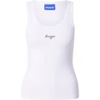 HUGO Damatank 1 10283496 Blue Sleeveless T-shirt Blanc XS Femme