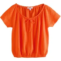 Next T-shirt orange fluo