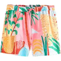 Next Shorts de bain bleu clair / jaune d'or / émeraude / rose ancienne