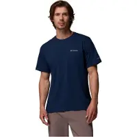 Columbia T-Shirt fonctionnel 'Thistletown Hills' bleu marine / blanc