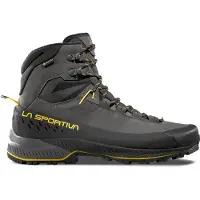 La Sportiva - Chaussures de marche d'approche en GORE-TEX - TX5 Evo Mid GTX Carbon/Yellow en Cuir - Taille 45,5 - Noir