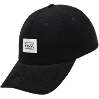 Scotch & Soda Corduroy Adjustable Cap Noir One Sze