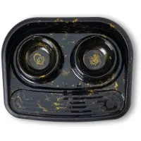 Savic Butler gamelle pour manger et boire avec plateau en marbre noir doré