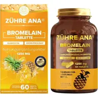 Zühre Ana | Bromélaïne en gélules 1250 mg 60 gélules à l'extrait d'ananas