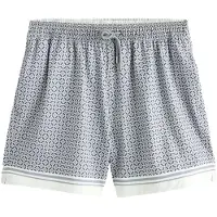 Next Shorts de bain 'Motionflex' gris / gris foncé / blanc