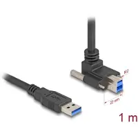 DeLOCK 80480 Câble USB 1 m USB 3.2 Gen 1 (3.1 Gen 1) USB A USB B Noir (80480)