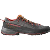 La Sportiva - Chaussures d'approche - TX4 Evo ST Carbon/Mountain Red pour Homme en Cuir - Taille 42,5 - Gris