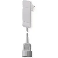 Bachmann SmartPlug fiche plate 1x contact de protection blanc, 1.5m
