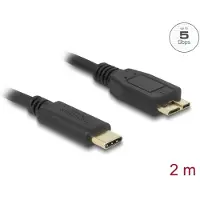 DeLOCK Câble Delock USB 5 Gbps USB Type-C mâle vers USB Micro-B mâle 2