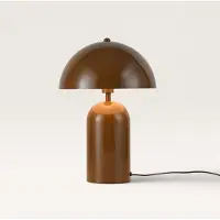 LUSENZ - Lampe de table Asteri 25W E14 Métal IP20 Marron