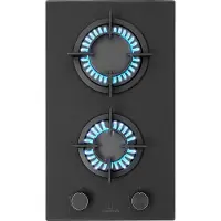 Klarstein Tables de Cuisson à Gaz, Plaque de Cuisson Gaz à 2 Brûleurs, Table de Cuisson Electrique à 2 Feux de 4200W, Cuisiniere Gaz, Gaziniere Gaz avec Brûleurs en Acier Inoxydable, Cuisinières GPL