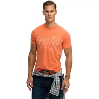 Superdry Industry Worker Relaxed Fit Short Sleeve T-shirt Orange L Homme