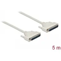DeLOCK - Kabel seriell - DB-37 (M) bis DB-37 (M) - 5,0m - Daumenschrauben - beige (86881)