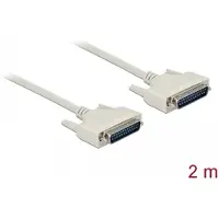 DeLOCK Câble série D-Sub 25 mâle à mâle 2 m (2 m, VGA)