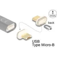 DeLOCK Magnetischer Adapter USB Typ Micro-B Stecker