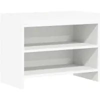 vidaXL Meuble TV 60 x 33 x 47 cm Blanc, aggloméré