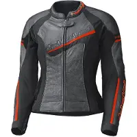 Held Debbie II Perforés Femme Noir Rouge Blouson Cuir Taille 44