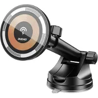 Dudao F12MAX+ Chargeur sans fil 15W et support voiture, Support pour smartphone, Noir
