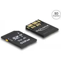 DeLOCK - Flash-Speicherkarte - 512 GB - Video Class V30 / UHS-I U3 - SD