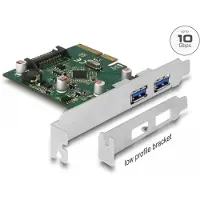 DeLOCK PCI Express vers 2x USB 3.1 Type-A. -